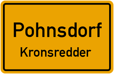Straßenverzeichnis Pohnsdorf Kronsredder