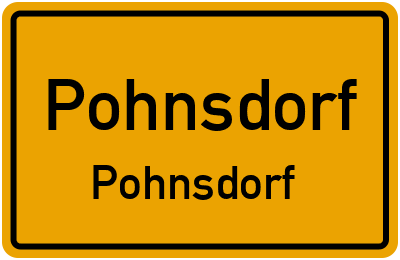 Straßenverzeichnis Pohnsdorf Pohnsdorf