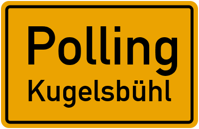 Straßenverzeichnis Polling Kugelsbühl