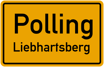 Straßenverzeichnis Polling Liebhartsberg