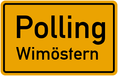 Straßenverzeichnis Polling Wimöstern