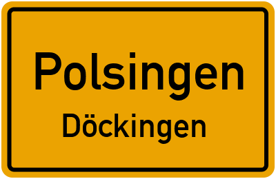 Straßenverzeichnis Polsingen Döckingen