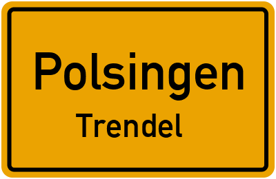 Straßenverzeichnis Polsingen Trendel