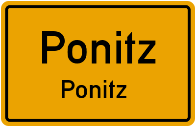 Straßenverzeichnis Ponitz Ponitz