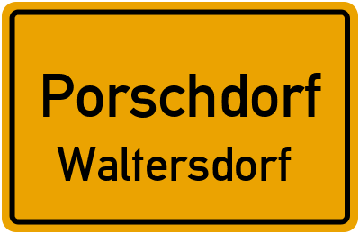 Straßenverzeichnis Porschdorf Waltersdorf