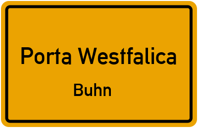 Straßenverzeichnis Porta Westfalica Buhn