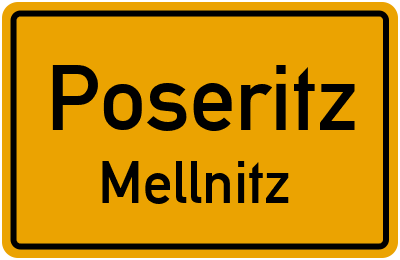 Straßenverzeichnis Poseritz Mellnitz