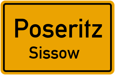 Straßenverzeichnis Poseritz Sissow