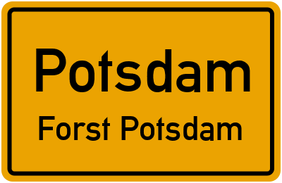 Straßenverzeichnis Potsdam Forst Potsdam