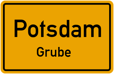 Straßenverzeichnis Potsdam Grube