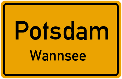 Straßenverzeichnis Potsdam Wannsee