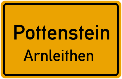 Straßenverzeichnis Pottenstein Arnleithen