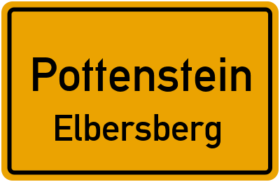 Straßenverzeichnis Pottenstein Elbersberg