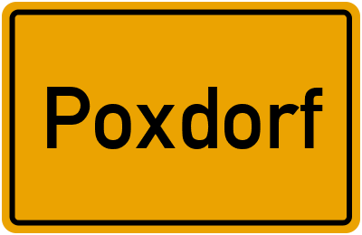 Wo liegt Poxdorf?
