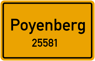 Straßenverzeichnis für 25581 Poyenberg