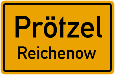 Straßenverzeichnis Prötzel Reichenow