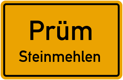 Straßenverzeichnis Prüm Steinmehlen