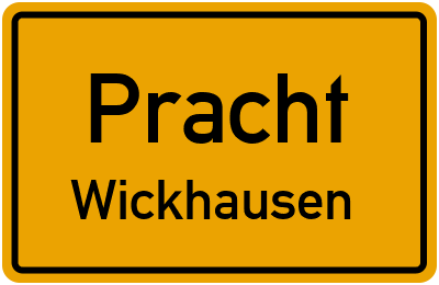 Straßenverzeichnis Pracht Wickhausen