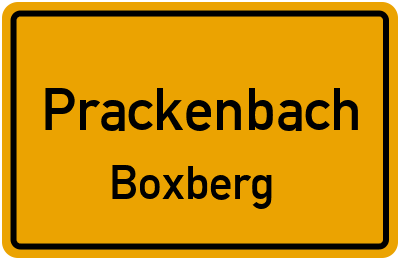 Straßenverzeichnis Prackenbach Boxberg