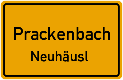 Straßenverzeichnis Prackenbach Neuhäusl