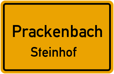 Straßenverzeichnis Prackenbach Steinhof