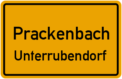 Straßenverzeichnis Prackenbach Unterrubendorf