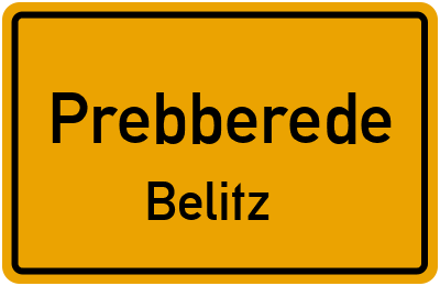 Straßenverzeichnis Prebberede Belitz