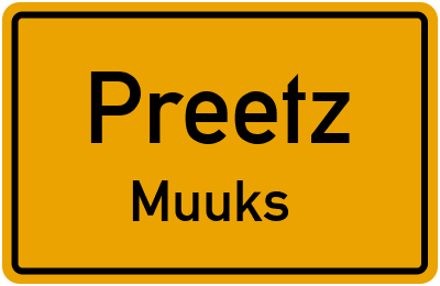 Straßenverzeichnis Preetz Muuks