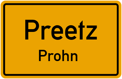 Straßenverzeichnis Preetz Prohn