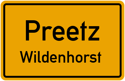 Straßenverzeichnis Preetz Wildenhorst