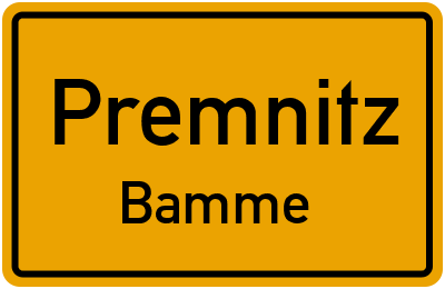 Straßenverzeichnis Premnitz Bamme
