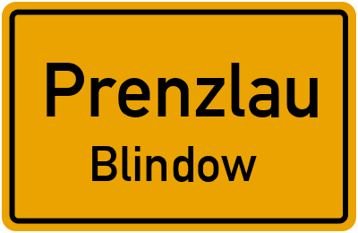 Straßenverzeichnis Prenzlau Blindow