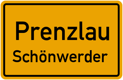 Straßenverzeichnis Prenzlau Schönwerder