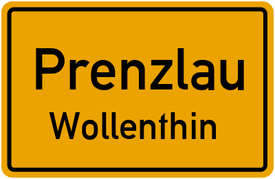Straßenverzeichnis Prenzlau Wollenthin