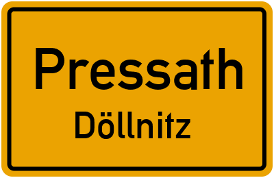 Straßenverzeichnis Pressath Döllnitz