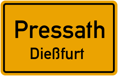 Straßenverzeichnis Pressath Dießfurt