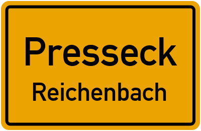 Straßenverzeichnis Presseck Reichenbach