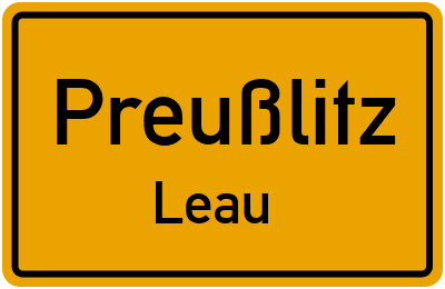 Straßenverzeichnis Preußlitz Leau