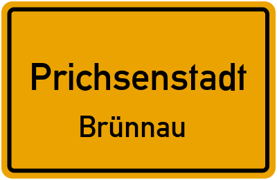 Straßenverzeichnis Prichsenstadt Brünnau