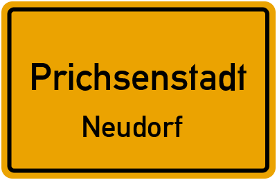 Straßenverzeichnis Prichsenstadt Neudorf
