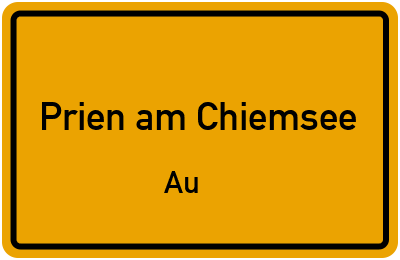Straßenverzeichnis Prien am Chiemsee Au