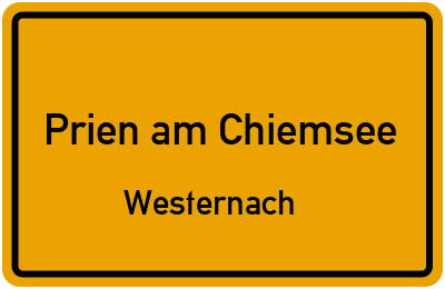 Straßenverzeichnis Prien am Chiemsee Westernach