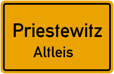 Straßenverzeichnis Priestewitz Altleis