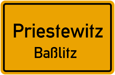 Straßenverzeichnis Priestewitz Baßlitz