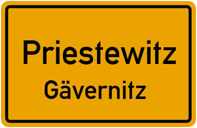 Straßenverzeichnis Priestewitz Gävernitz