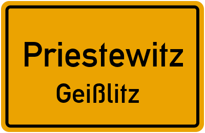 Straßenverzeichnis Priestewitz Geißlitz