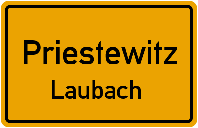Straßenverzeichnis Priestewitz Laubach