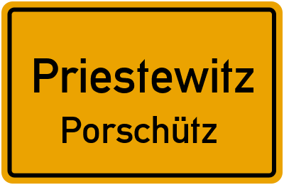 Straßenverzeichnis Priestewitz Porschütz