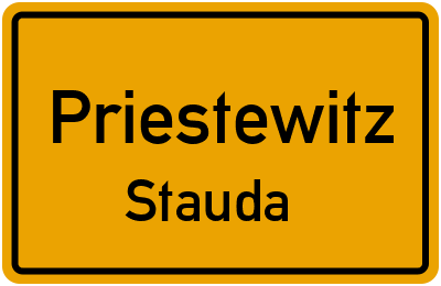 Straßenverzeichnis Priestewitz Stauda