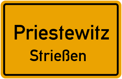 Straßenverzeichnis Priestewitz Strießen